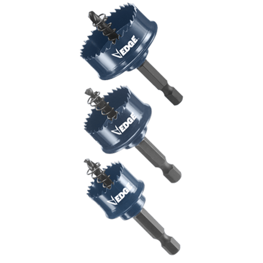 Edge Impact Tough Hole Saw Set (3-piece)