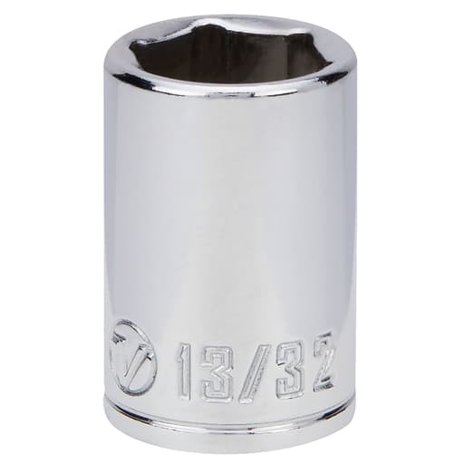 1/4 Dr 6-Point Shallow Socket