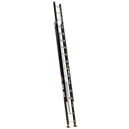 24' Lightweight Fiberglass Extension Ladder