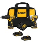 20V MAX Brushless Cordless 1/2 in. Hammer Drill/Driver and 1/4 in. Impact Driver Combo Kit