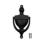 Black Door Knocker Hardware Door Knockers for Front Door, 6.2 inch Height