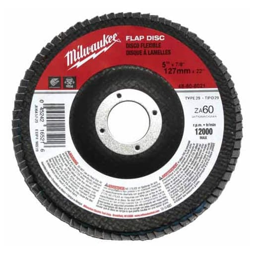 5" x 7/8" Flap Disc 60 Grit (Type 29)