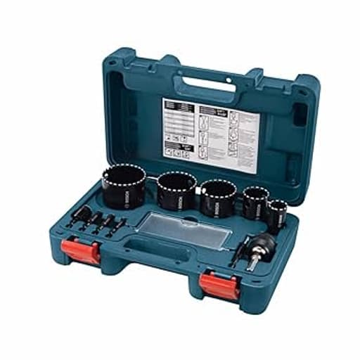 11 Piece Diamond Hole Saw Set