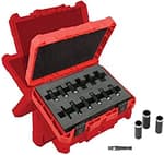 SHOCKWAVE Deep Well Socket 1/4" Set - 12PC