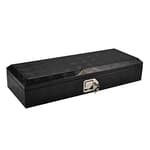 34.5 Inch Aluminum Truck Bed Tool Box Truck Car Outdoor Trailer Pickup Underbody Toolbox,RV Storage OrganizerTrailer Storage W/Lock&Keys,5 Bar Tread,Black