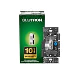 Ariadni/Toggler LED+ Dimmer Light Switch for Dimmable LED, Halogen and Incandescent Dimmer Switch, 150W, Single-Pole/3-Way, AYCL-153P-WH, White