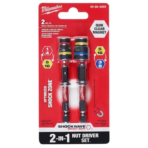 SHOCKWAVE Impact Duty QUIK-CLEAR 2-in-1 Magnetic Nut Driver Set