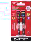 SHOCKWAVE Impact Duty QUIK-CLEAR 2-in-1 Magnetic Nut Driver Set