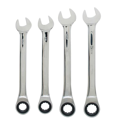Jumbo Ratcheting Combo Wrench Set (SAE)