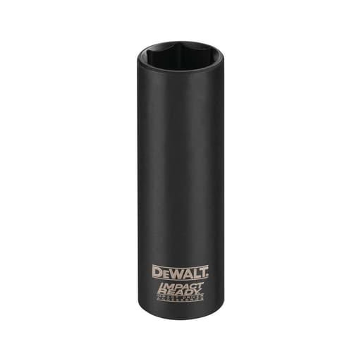3/4" deep pocket 6‑point impact socket (1/2" drive)