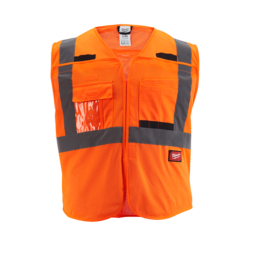 Class 2 High Visibility Mesh Safety Vest - S/M