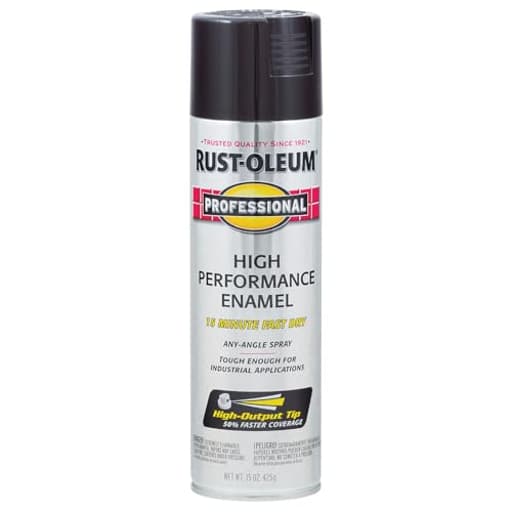 7579838 Professional High Performance Enamel Spray Paint, 15 Oz, Gloss Black