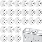 24 Pcs 1 inch Knockout Seal Electrical Box Knockout Plugs Removable Seals for Conduit Pipe Assorted Sizes to Fit Unused Electrical Box Openings