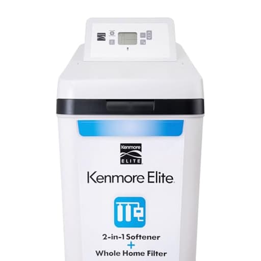 Elite 520 Hybrid Water Softener & Whole House Filtration System | NSF Certified | Reduces Hard Water and Chlorine Taste & Odor in Your Home | Fully Programmable