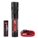 USB Rechargeable Twist Focus Flashlight