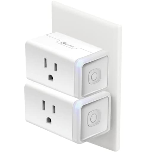 Plug HS103P2, Smart Home Wi-Fi Outlet Works with Alexa, Echo, Google Home & IFTTT, No Hub Required, Remote Control,15 Amp,UL Certified, (Pack of 2) White