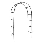 Metal Pergola Arbor, Outdoor Flower Garden Arch Trellis, Steel Garden Arbor for Climbing Plants, Wedding Decoration, 7'8" H x 4'5" W