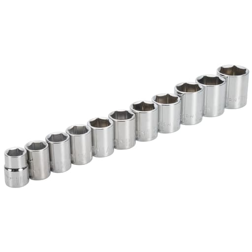 3/8-in Drive Metric 6 Point Socket Set