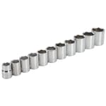 3/8-in Drive Metric 6 Point Socket Set