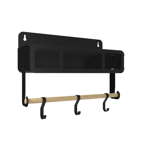 Hanging / Magnetic Rack System - Shelf W/Brackets