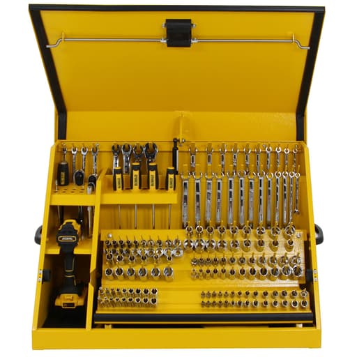 30 in. x 15 in. Triangle Toolbox (Steel, Yellow)