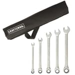 5Pc Metric Ratcheting Wrench Set
