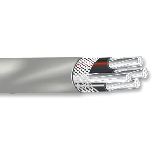 50' Nassau 4-4-4-6 SER Aluminum Service Entrance Cable