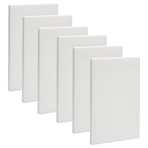 Insulation Foam Board Sheets - 11 x 17 in, 1 in Thick, White, 6-Pack - Foam Board for Crafts, Models & Sculptures