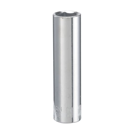 1/4-in Drive 9mm 6 Point Deep Socket