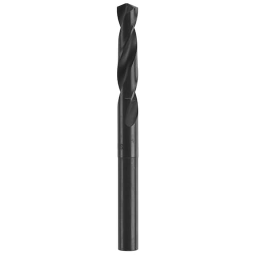 33/64 in x 6 in Fractional Reduced Shank Black Oxide Drill Bit