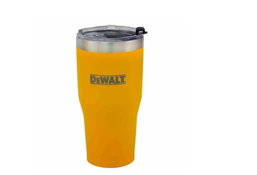 30 oz Yellow Powder Coated Tumbler