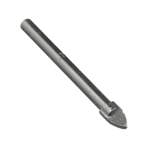 Glass/Tile Drill Bit, 1/4-Inch x 2-1/4-Inch, Silver