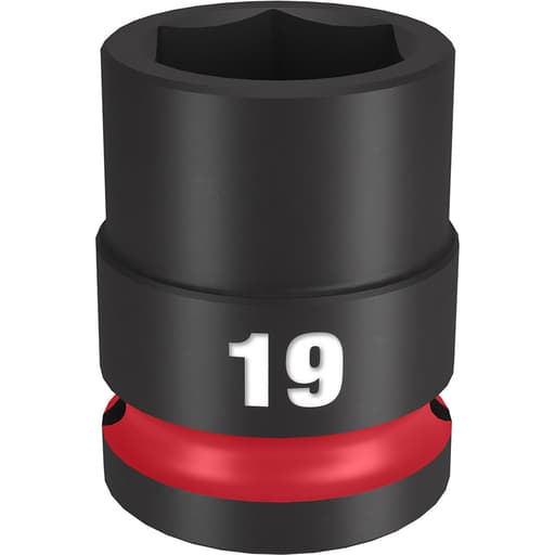 Impact Duty 1/2" Drive 19MM Standard 6 Point Socket