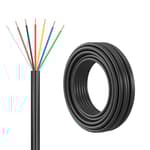 18/7 Solid Sprinkler Wire for up to 6 Valves System 30 Feet