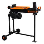 Electric Log Splitter, 6.5-Ton Capacity with Portable Stand