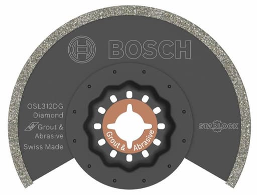 3-1/2 In. Starlock Oscillating Multi-Tool Diamond Grit Grout Blade