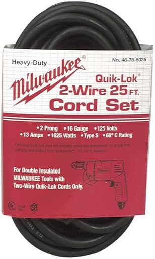 25' 2-Wire Quik-Lok Cord