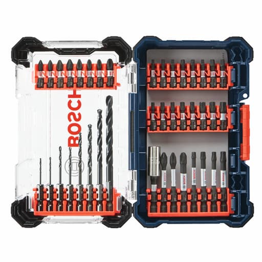 40-piece Driven Impact Screwdriving and Drilling Custom Case Set