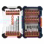 40-piece Driven Impact Screwdriving and Drilling Custom Case Set