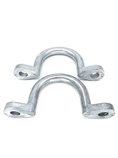 Replace Trailer Tie Loop 2" I.D. Aluminum Bolt-On Lashing Rope Tie Down Ring Horse