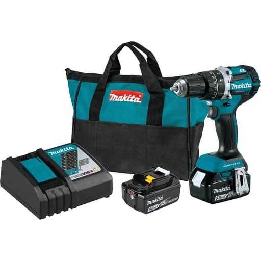 Compact Brushless Cordless 1/2" Hammer Driver-Drill Kit