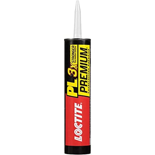 PL Premium Polyurethane Construction Adhesive, 10 fl oz Cartridge, 1 Pack - Versatile Construction Glue for Wood, Concrete, Stone, Metal & More