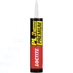 PL Premium Polyurethane Construction Adhesive, 10 fl oz Cartridge, 1 Pack - Versatile Construction Glue for Wood, Concrete, Stone, Metal & More
