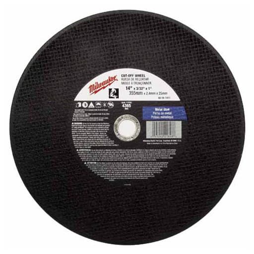 12" x 3/32" x 1" Cut-Off Wheel (Type 1)