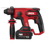 PWR CORE 20 Brushless 20V 7/8 in. Rotary Hammer Kit with 5.0Ah Battery and PWR JUMP Charger