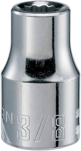1/2-in Drive 3/8-in 12 Point SAE Shallow Socket
