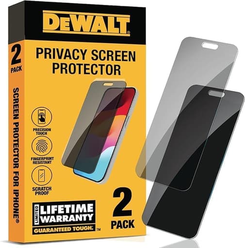 Privacy Screen Protector for iPhone 15 Pro (2 Pk)