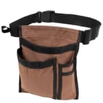 5-Pocket Tool Belt for Men, Durable Canvas Construction, Adjustable Belt, Utility Pouch for Husband, Dad, Son, and Handyman