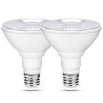 2 Pack PAR30 LED Flood Light Bulb Outdoor, 12W 100W Equivalent Spotlight, 1100LM Dimmable Track Lighting E26 5000K Daylihgt White LED Flood Bulbs for Security Recessed Bulb