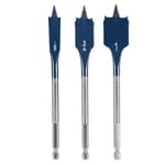 3-Piece Standard Spade Bit Set